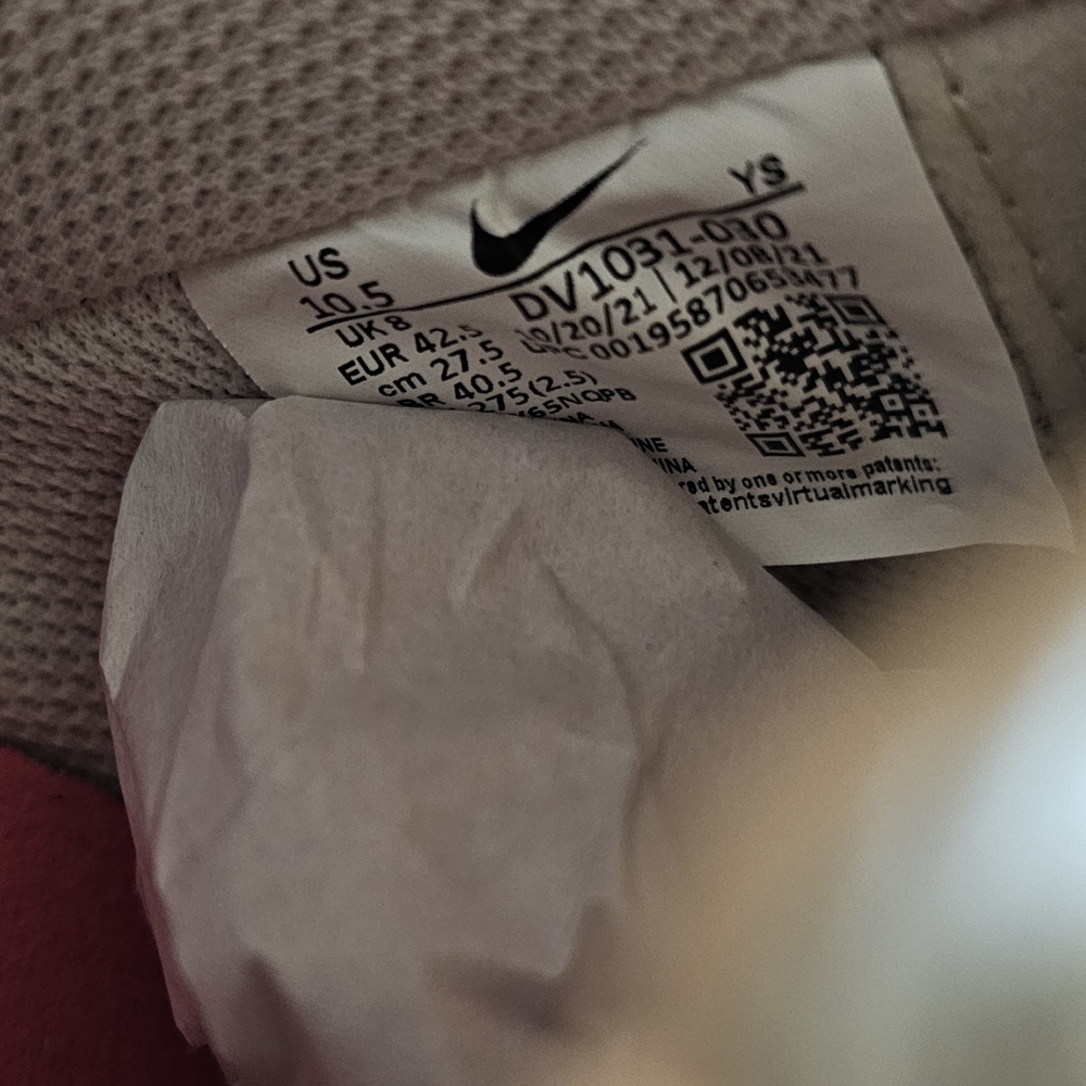 Nike air force 1 low our Force 1 snakeskin shoespink #DV1031-030 women size 10.5 - Picture 13 of 13